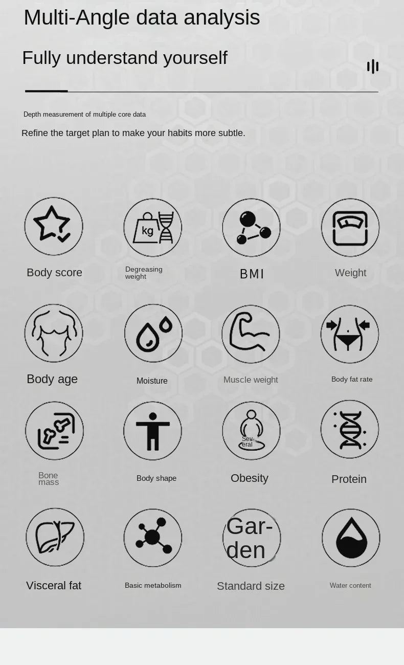 Smart Bluetooth Body Fat Scale – Ultra-Precise Electronic Weight & Body Management