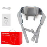 Foreverlily Wireless Neck and Shoulder Massager – Heated Kneading Massage Shawl