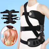 Adjustable Aluminium Spinal Brace – Breathable Back Straightener for Scoliosis Support (Kids & Adults)