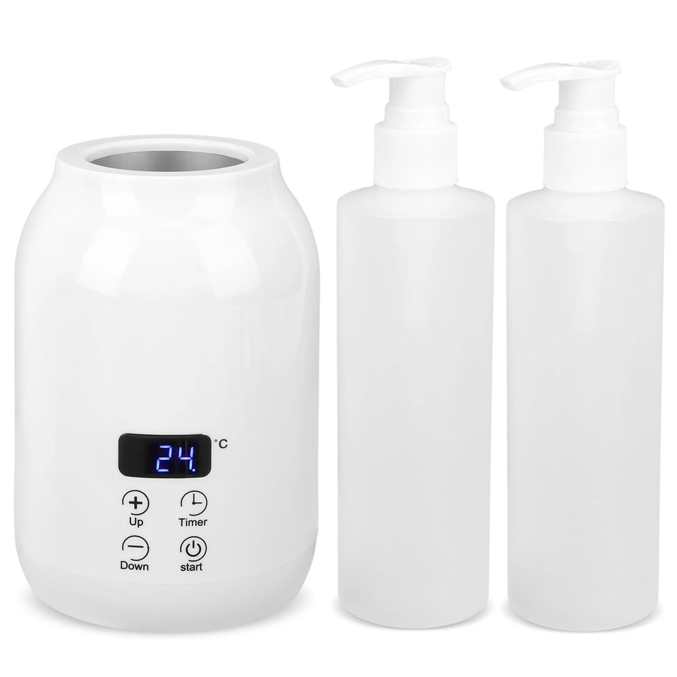 Digital Massage Oil & Lotion Warmer – Cream Heater with LED Display, Timer & 2 Heat Modes