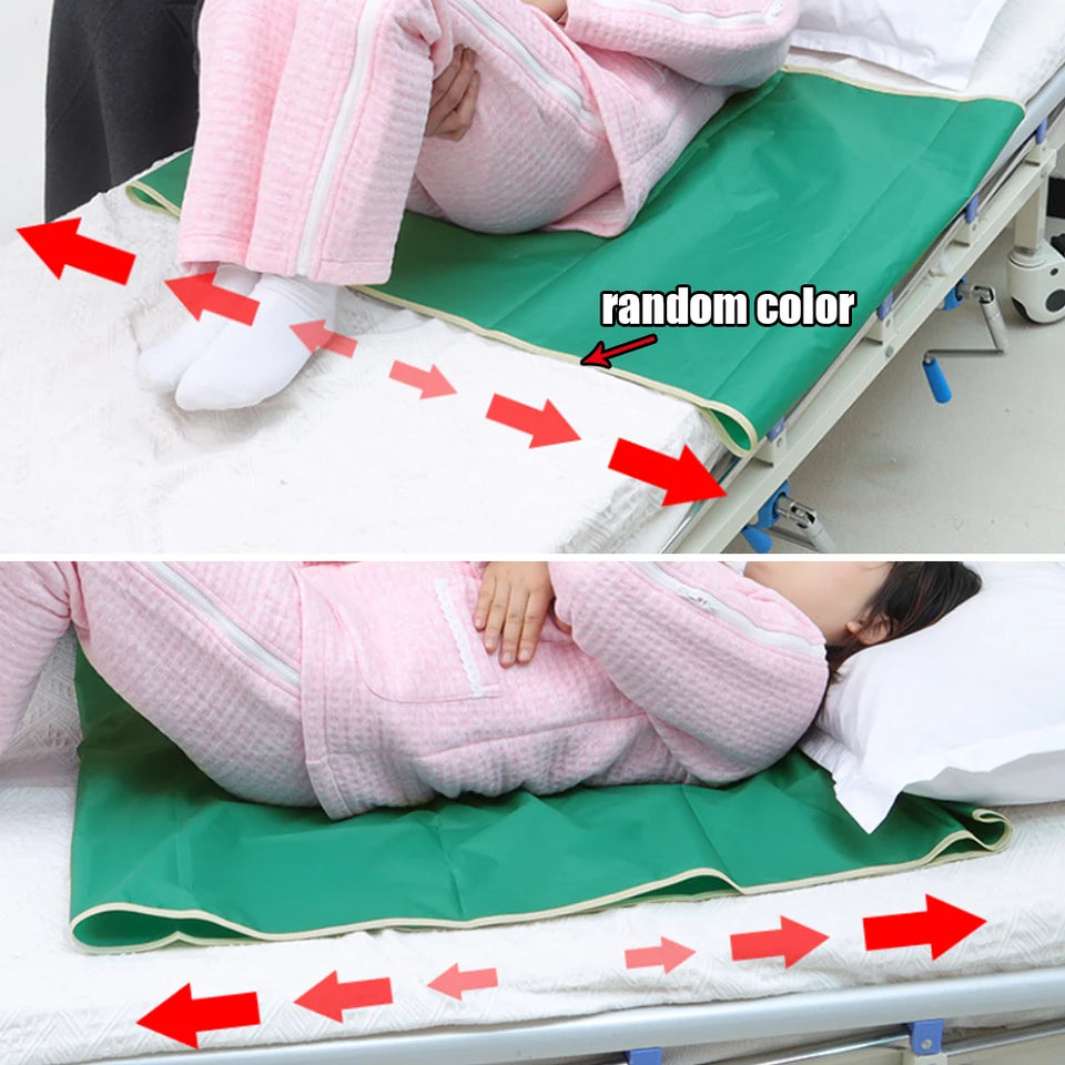 Reusable Slide Transfer Sheet for Elderly & Disabled – Washable Positioning Pad for Bed Mobility & Body Lifting