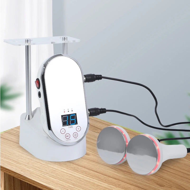 Electronic Muscle Massager with Constant Temperature Heating – Physiotherapy Device