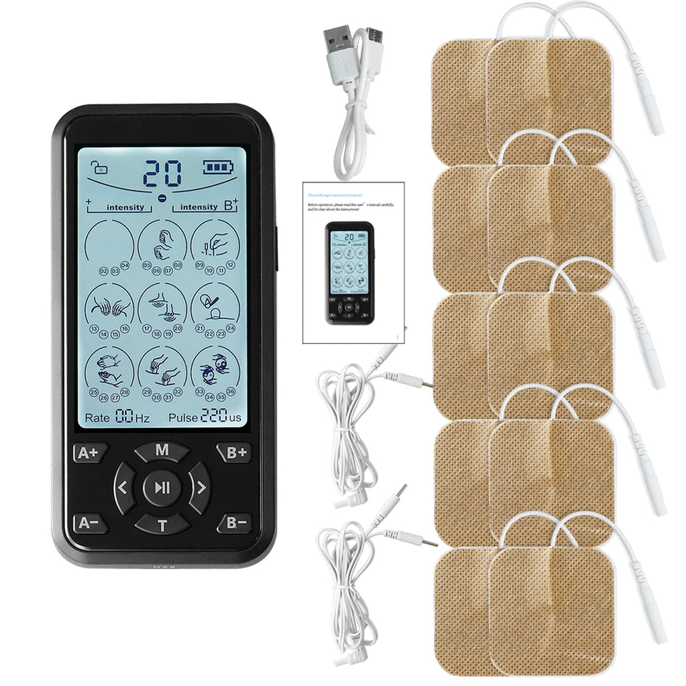 36 Mode Electric EMS Muscle Stimulator Tens Massager Acupuncture Body Massage Pulse Therapy Slimming Machine Electrostimulator