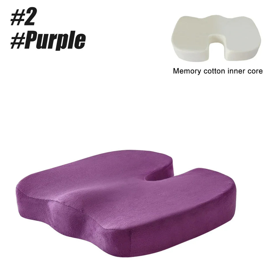 Seat Cushion Office Chair Cushions Coccyx Orthopedic Memory Foam U Seat Massage Chair Cushion Pad Car Massage Cushion