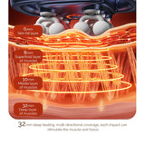 12-Head Fascia Massage Gun – High-Frequency Deep Tissue Muscle Massager