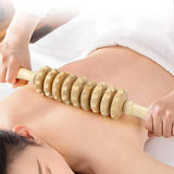 6-in-1 Wood Therapy Massage Roller – Lymphatic Drainage & Anti-Cellulite Massager