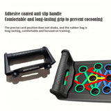 Portable Folding Push-Up Board – Multi-Functional Anti-Slip Fitness Mat with Handles for Chest, Arms & Core