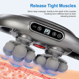 42-Head Fascia Massage Gun – High-Frequency Muscle Massager for Back, Neck, Shoulder & Waist Relief