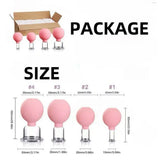 Tuhopeta Vacuum Cupping Glass Jar Cellulite Massager Acupuncture Suction Cup Slimming FatBurning Health Care Chinese MedicalTool