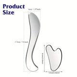 Stainless Steel Gua Sha Scraping Tool Set – Muscle Therapy for Back, Neck, Shoulder, Arms & Legs