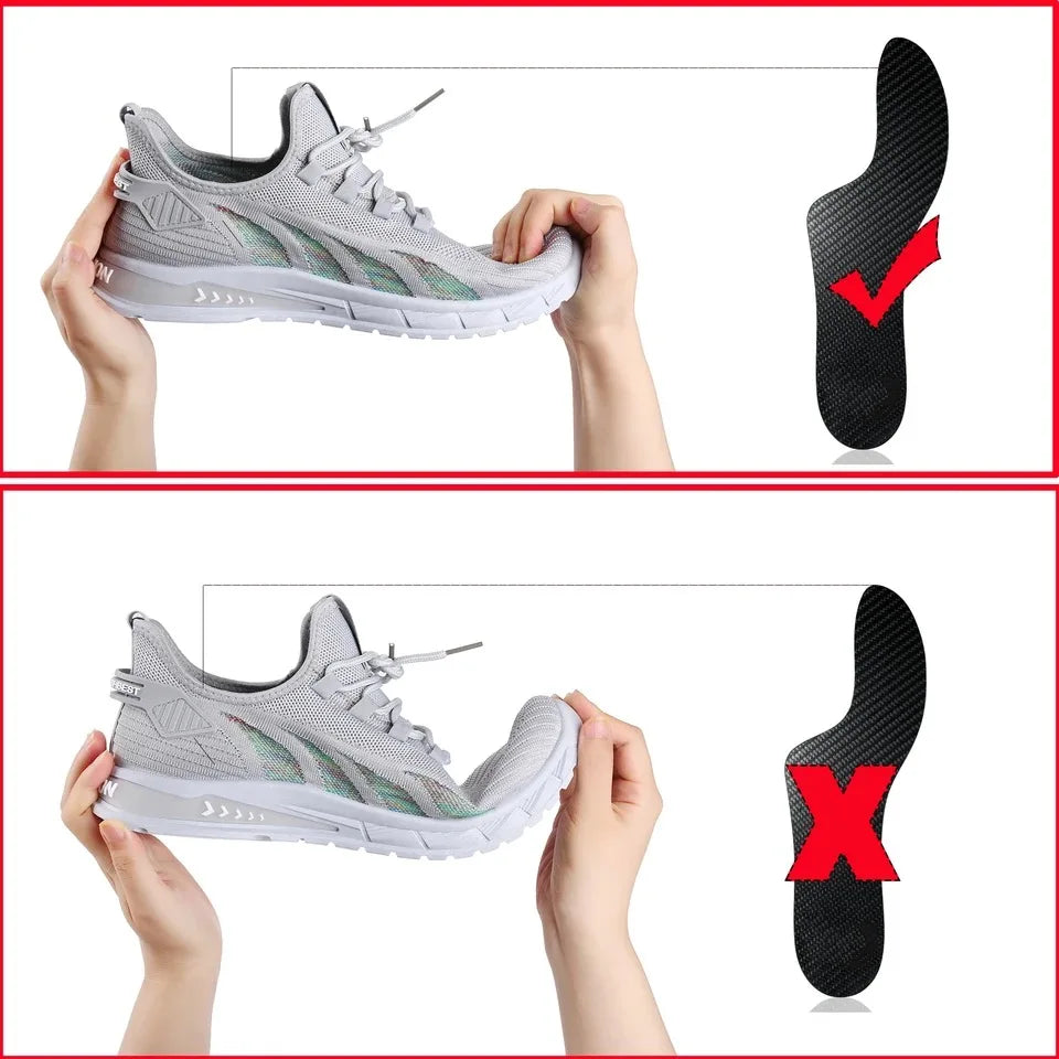 1 Pair Carbon Fiber 3K Plate Insoles – Support for Morton's Toe, Turf Toe, Hallux Rigidus, Arthritis & Limitus – Running & Hiking