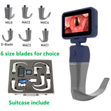 Mexico Local Stock 3.5 Inch HD Touch screen Anesthesia Digital Video Laryngoscope 6 sizes Reusable Sterilizable Blades Optional
