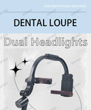 Binocular Dental Loupe with LED Surgical Headlight – 2.5X & 3.5X Magnification