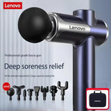 Lenovo Professional Fascia Massage Gun N2/N3 – Deep Tissue Muscle Relaxation with LED Touch Screen & 6–8 Heads