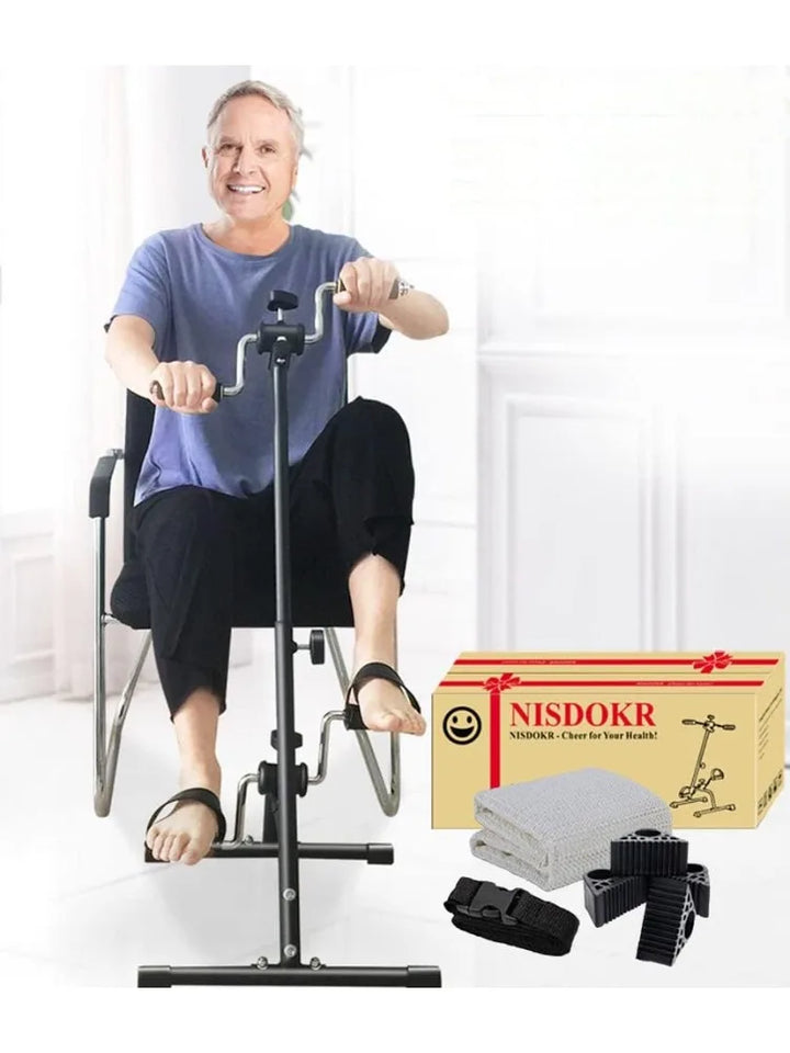 Adjustable Indoor Fitness Bike – Body, Arm & Leg Exercising & Physical Therapy Machine