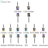 Dental Implant Torque Wrench Kit – Adjustable Ratchet 10–70Ncm with 16pcs Colorful Screwdrivers