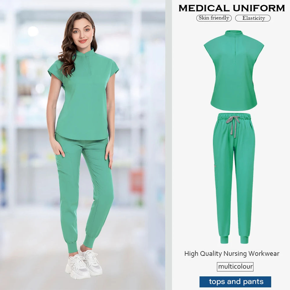 Medical & Surgical Uniform Set – Professional Hospital, Clinic, Veterinary & Pharmacy Workwear for Doctors and Nurses