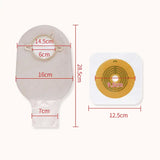 Open Clip Ostomy Bags – Two-Piece Drainable Colostomy & Ileostomy Pouches with Hoop & Loop Closure for Stoma Care