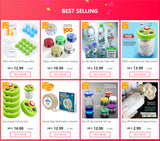 KS-TEK Sterile Empty Vials with Flip-Off Aluminum Cap & Self-Healing Injection Port – Sterile Pack