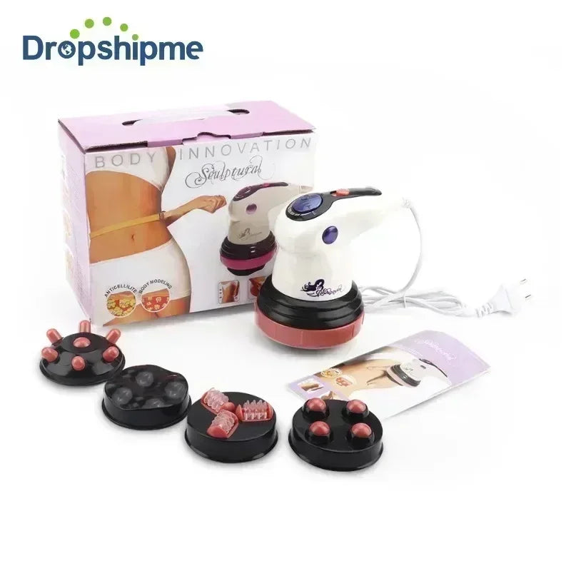 4-in-1 Infrared Electric Anti-Cellulite Massager with 3D Roller for Body Slimming & Muscle Relaxation