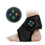 Electric Foot Ankle Massager Heating Foot Compress Vibration Relaxation Brace Belt Plantar Joint Sprain Ankle Support Massager