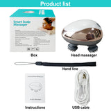 Mini Head Massage Machine Silicone Scalp Magnetic Suction Charging Silicone Shoulder Multifunctional Kneading Vibration Head Spa