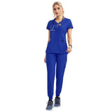 Women's Medical Scrubs Jogger Set – Doctor & Nurse Surgical Uniform