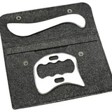 Stainless Steel Gua Sha Massage Tools Muscle Scraper Tool,Graston Tool Set for myofascial Release,Scar Tissue Massager for Back