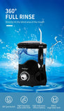 600ML High-Frequency Pulse Water Flosser – Oral Irrigator with 7 Heads for Teeth Whitening & Tartar Removal