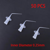 Dental Disposable Irrigation Syringe Tips – Endo Plastic Needles for Calcium Hydroxide Delivery (0.25mm / 0.35mm)