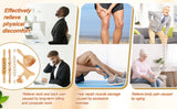 6-in-1 Wood Therapy Massage Roller – Lymphatic Drainage & Anti-Cellulite Massager