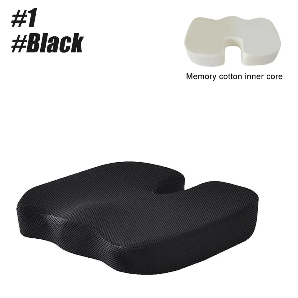 Seat Cushion Office Chair Cushions Coccyx Orthopedic Memory Foam U Seat Massage Chair Cushion Pad Car Massage Cushion