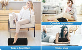 Ergonomic Memory Foam Foot Rest – Non-Slip Washable Under-Desk Foot Stool for Fatigue Relief