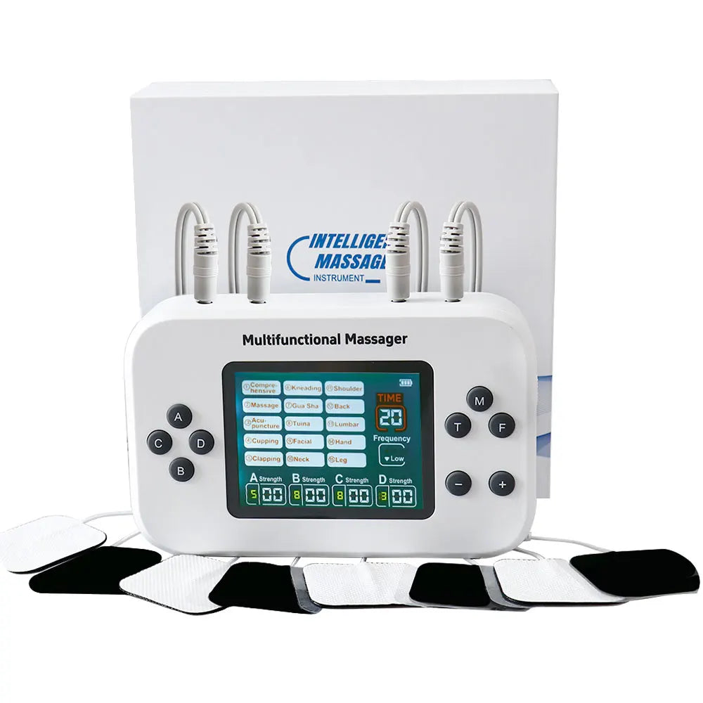 30 Levels 15 Modes Electric Tens Relax Muscle Stimulator EMS Acupuncture Body Facial Massager Digital Therapy Slimming Machine