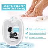 Detox Ion Electric Foot Spa Bath Massager Machine Foot Bath Cleaning Footspa Vibrating Whirlpool Care Arrays Aqua Health Therapy