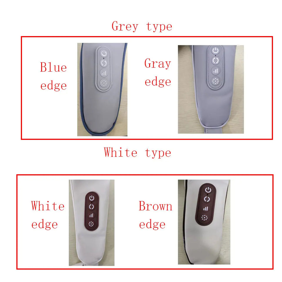 Shiatsu Neck & Shoulder Massager Shawl – Kneading Back and Spine Muscle Relaxer for Home & Car