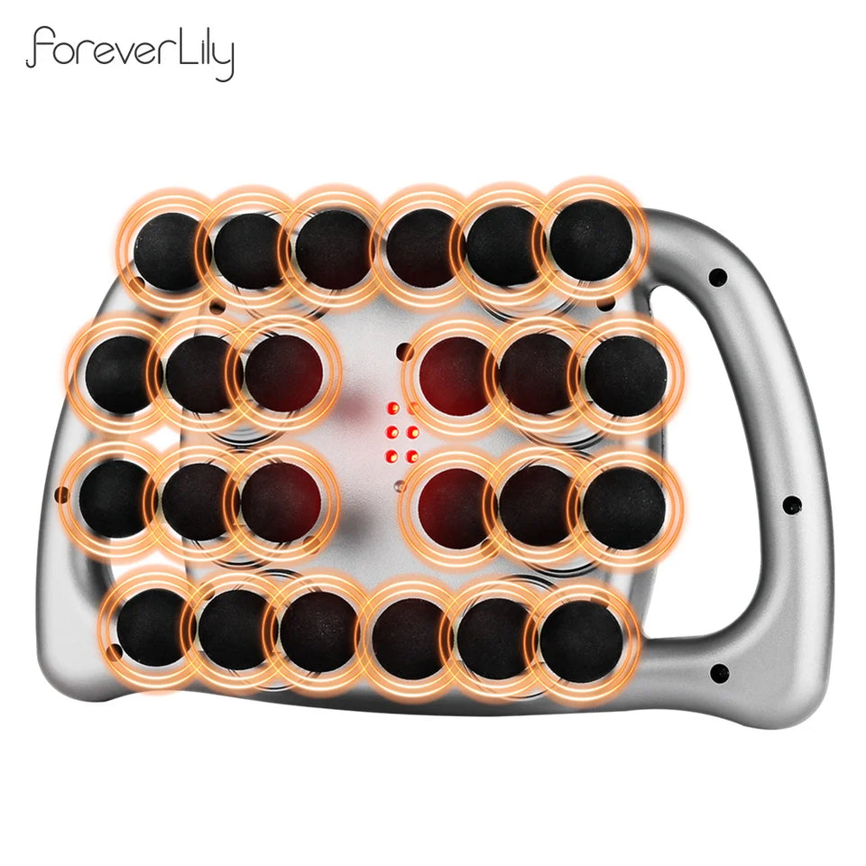 24-Head Fascia Massage Gun – 99 Speed High-Frequency Percussion Massager