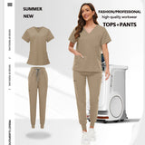 Unisex Medical Scrub Set with Pockets – Jogger-Style Nurse & Doctor Uniform for Clinical, Surgical & Veterinary Work