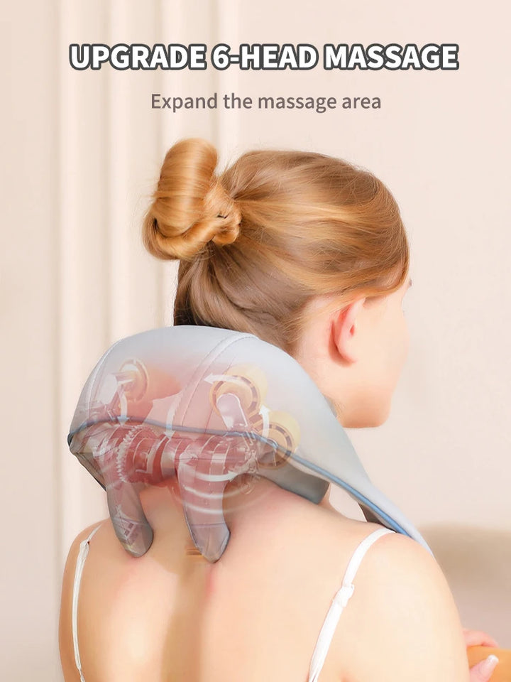 Intelligent Neck Massage Shawl Simulated Human Hand Cervical Trapezius Muscle Relaxation Shoulder & Neck Pain Relief Device