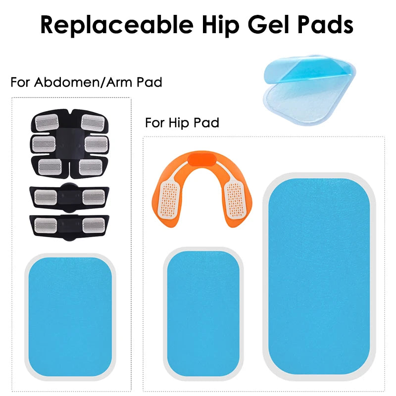 Electrical Muscle Stimulator Massager – Abs, Buttocks, Arms, Legs & Hips Toner for Fitness Training