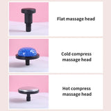 Professional Muscle Massage Gun – 6-Head Fascia Massager with Hot & Cold Compress