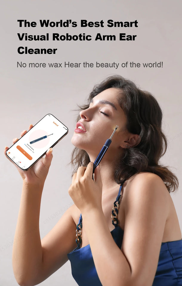 Bebird Note5 Smart Visual Ear Cleaner with Camera & Precision Tweezers – Mini Otoscope Earpick