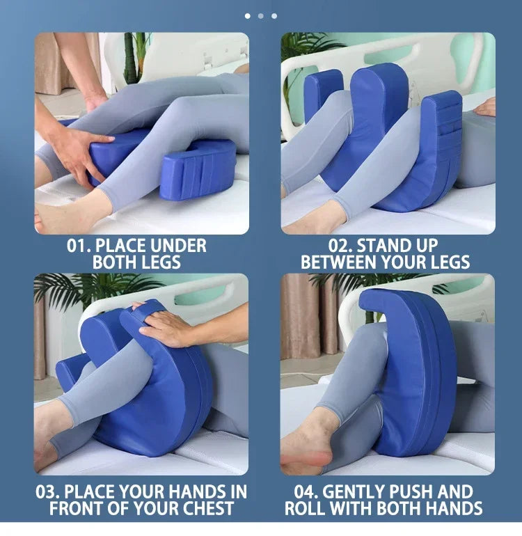Bedridden Patient Turnover U-Pillow – Leg Support & Positioning Pad for Elderly Nursing & Rehabilitation