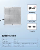 LED Red Light Therapy Panel Lamp – 225 LEDs for Facial Anti-Aging, Skin Care & Body Pain Relief