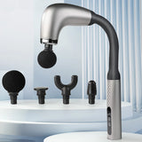 Fascia Gun with Extended Handle – Self-Assist Deep Tissue Massager for Upper & Lower Back Muscle Relaxation