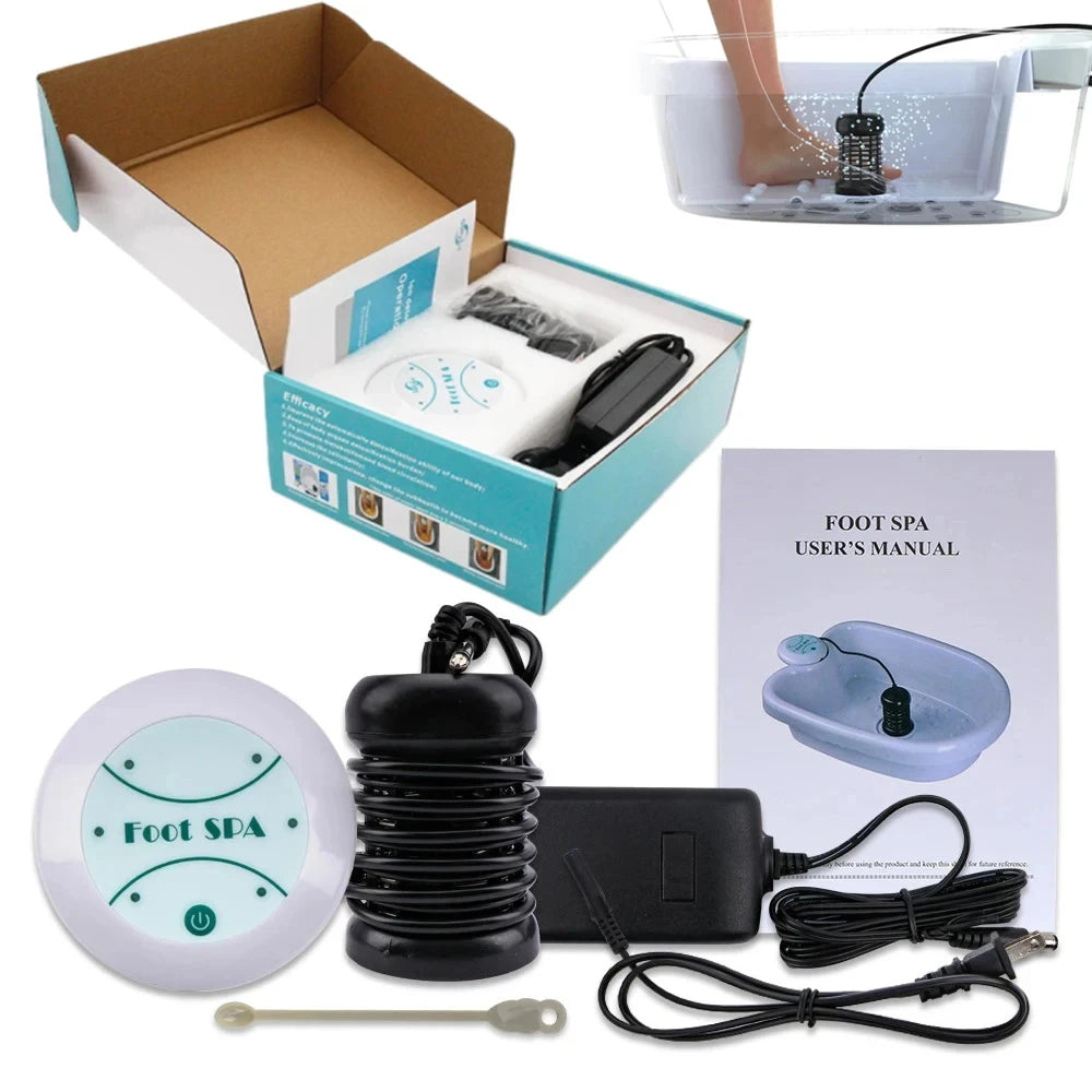 Ion Electric Foot Spa Massager Machine with Vibration Whirlpool Heating & Bubble for Ultimate Foot Relaxation and Care
