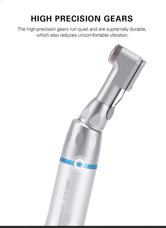 AZDENT Dental Low-Speed Contra Angle Handpiece – Latch Type, Fits E-Type Air Motors