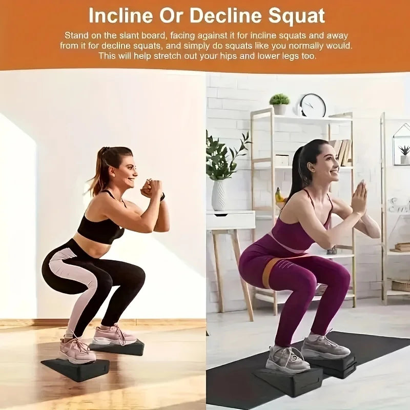 Adjustable Fitness Slant Board – EPP Stretch & Squat Pad for Calf and Leg Stretching