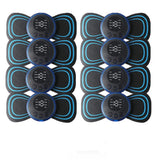 EMS Pulse Neck Massager Sticker Tens Cervical Massageador Back Masajeador Patch Muscle Stimulator Pain Relief Gel Pads Stretcher