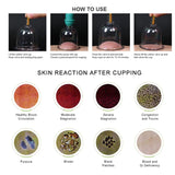 6or24  Pieces Suction Cups Massage Vacuum Cupping Body Massager Plastic Vacuum Suction Therapy Cupping Set Cans for Massage